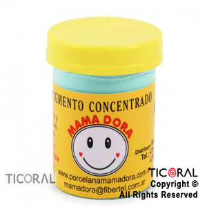 PIGMENTO CONCENTRADO P/PORCELANA FRIA VERDE AGUA X 15GR X 1